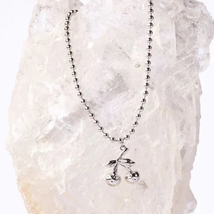 Collar Silver cherry